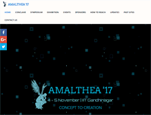 Tablet Screenshot of amalthea.iitgn.ac.in